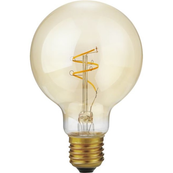 SPL Slim Flex filament LED globelamp 80mm 2,9W E27 220V-240V 922 2200K goud dimbaar