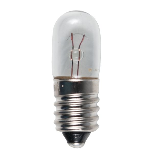 Lamp E10 6,3V 320mA 2W 10x28mm
