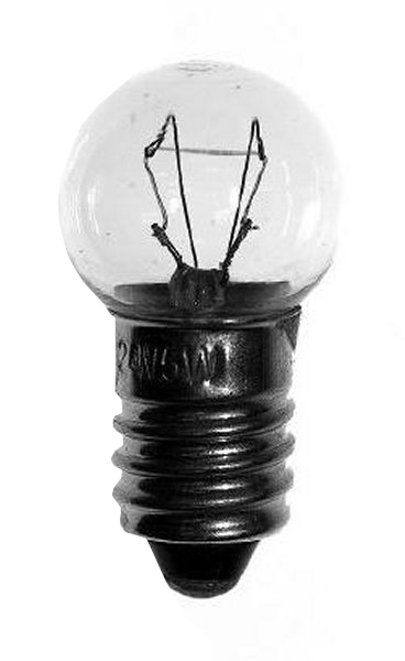 Lamp E10 6V 3W 500mA 15x29mm bol