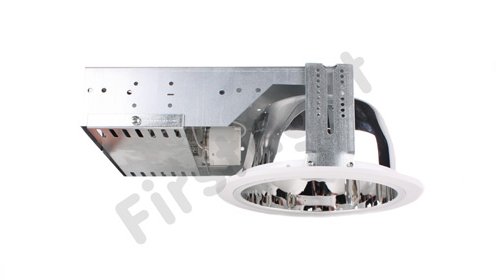 ECO 195 PL-C downlighter 1x18W met plat 3 polig chassisdeel male