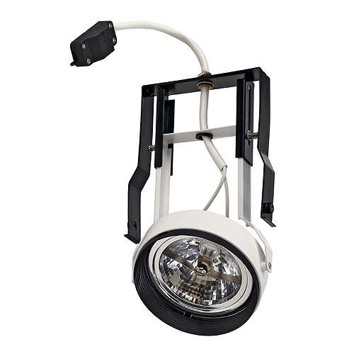 SLV Aixlight Pro Move QRB QR111 G53 75W module frame en frameless, kan 55mm uit de behuizing worden getrokken, wit mat Niet geschikt voor de frame Flat 115071 312458