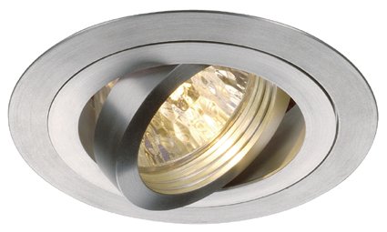 SLV 111360 New Tria GU10 ES50 50W plafond inbouwarmatuur alu geborsteld