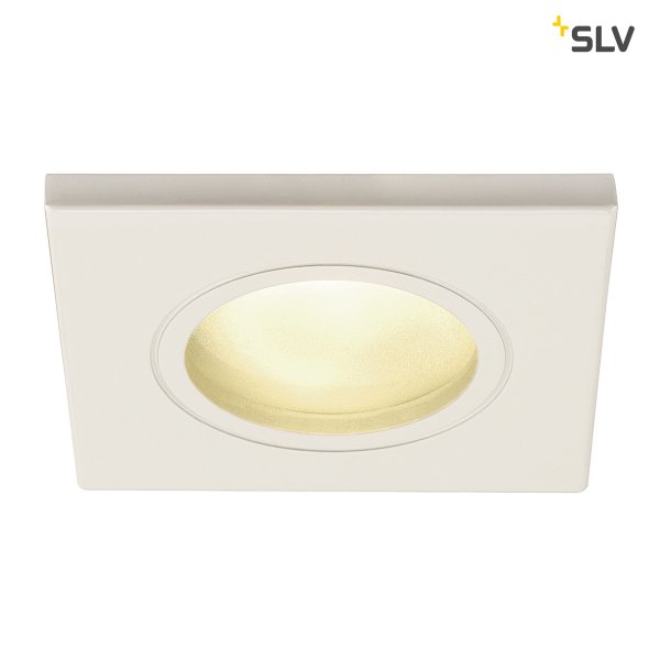 SLV 1001169 Dolix Out Square GU10 downlight max. 35W IP44 wit