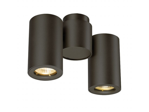SLV 151830 Enola B spot 2 plafond/wandopbouw armatuur GU10 zwart