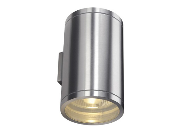 SLV 1000334 Rox UP/Down wand opbouwarmatuur 2xGU10 ES111 50W aluminium geborsteld IP44