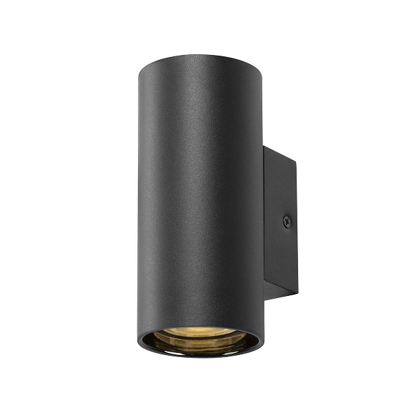 SLV 1006441 Asto Tube wand opbouwarmatuur GU10 10W zwart