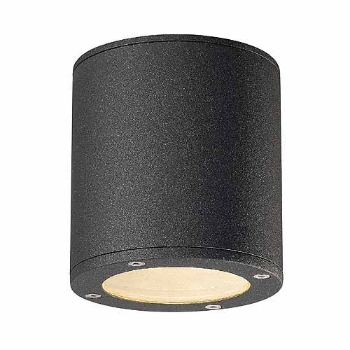 SLV 231545 Sitra Ceiling GX53 9W plafond opbouwarmatuur IP44 antraciet