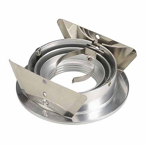 SLV 111716 New Tria ES50 GU10 50W plafond inbouwarmatuur round alu geborsteld met bladveer