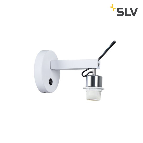 SLV 1003035 Fenda WL wand opbouwarmatuur E27 40W zonder kap wit