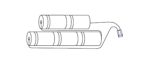 Blessing accu 2+3 CGT SBS 6V 1,5Ah stick 015-004-005