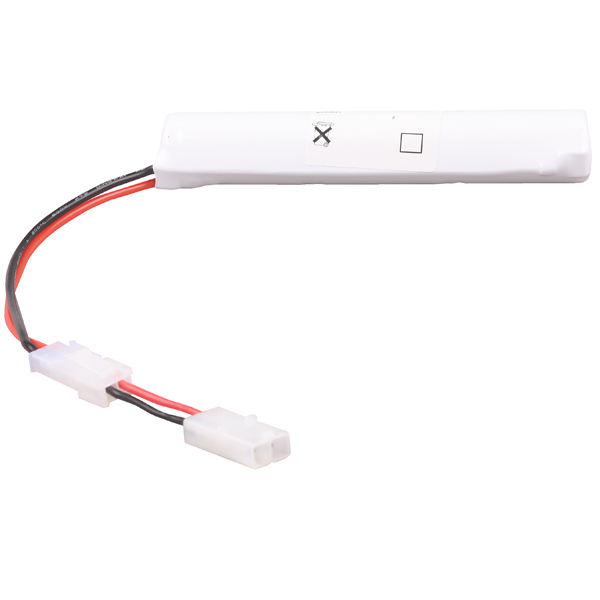 Sec NiMH accu 4,8V 4000mAh stick AKU0038 met connector 197mm x 26mm