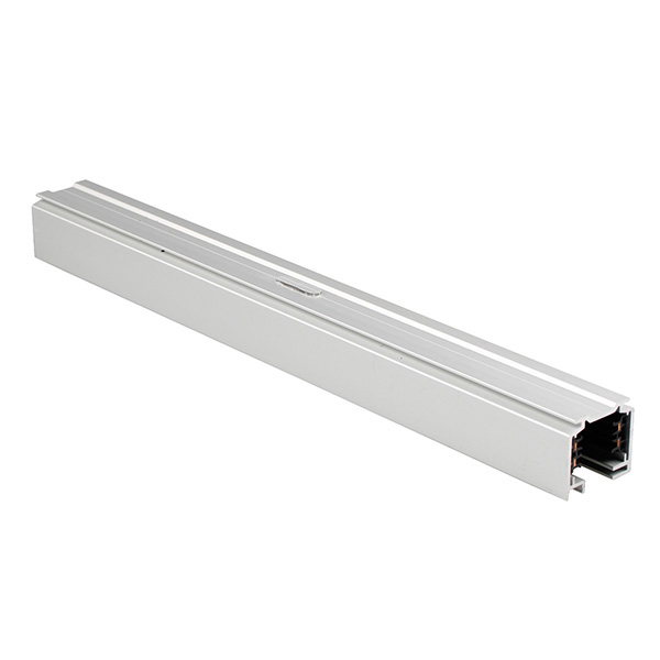 Eutrac 25-403 3f spanningsrail opbouw 4m zilvergrijs