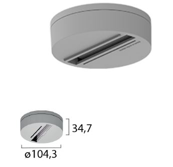 Onetrack by Eutrac 575 0 7228 2 3f monopoint opbouw Dali zwart