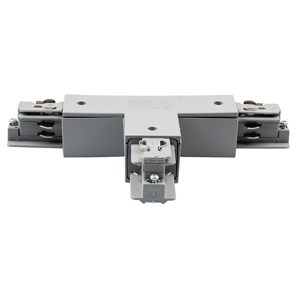 Ivela 7656-11-W20 3f vierkant T stuk aarde buiten links grijs