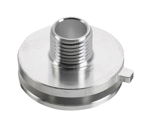 Nordic Global XTSA 57/8-9 nippel draaibaar M10x1 alu l=8mm gat 7,4mm