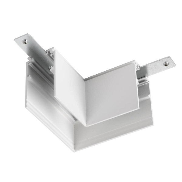 SLV 1006584 48V Track hoekstuk mechanisch opbouw diep rechts wit