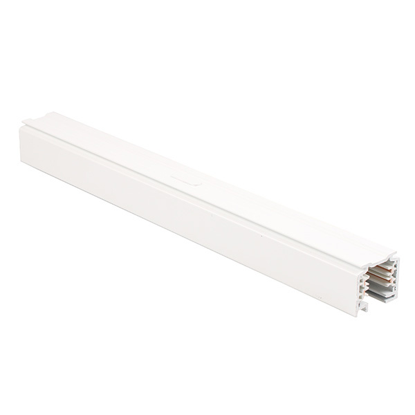 Eutrac 25-406 3f spanningsrail opbouw 4m wit