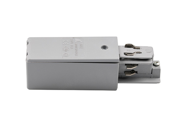 Ivela 3f vierkant voeding aarde rechts grijs