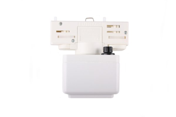 Eutrac 99-095-6 wcd 2p+aarde max 1400W met 6,3A zekering voor 3f rail wit