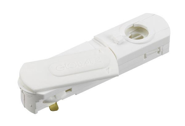 Nordic Global Base GB 66-3 1f railadaptor wit insnij met GA57 nippel toepassen