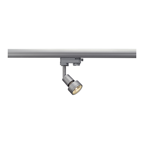 SLV Puri GU10 ES111 50W 3 fase rail armatuur met decoring voor 50mm lamp