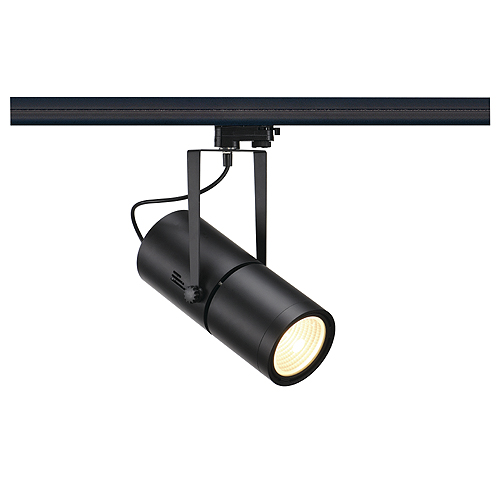 SLV Euro Spot CDM-T 70W G12 15° 3 fase rail armatuur elektronisch voorschakelapparaat (EVSA) zwart 153880 312894