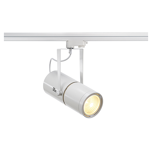 SLV Euro Spot CDM-T 70W G12 60° 3 fase rail armatuur elektronisch voorschakelapparaat (EVSA) wit 153891 312887