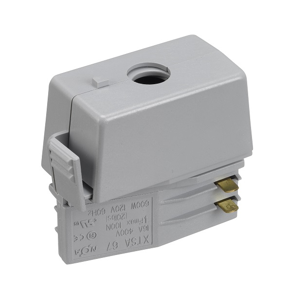 Nordic Global XTSA 67-1 3f railadaptor om 3f+N 400V aftakking te maken grijs
