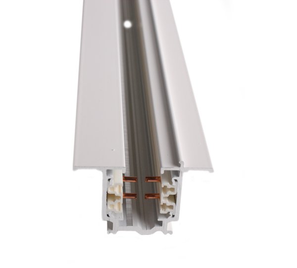 Nordic Global XTSF 4200-3 3f spanningsrail inbouw 2m wit