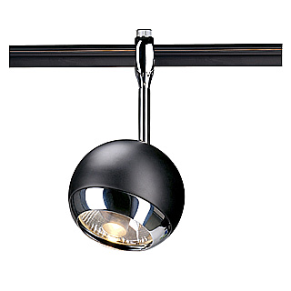 SLV 185580 Light Eye GU10 ES111 75W armatuur voor Easytec II  chroom/matzwart
let op, de ES111 lichtbron heeft een korte levensduur en is maar in beperkt aan variaties (2 vermogens en 1 bundelbreedte) te koop