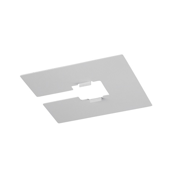 SLV 1008150 1 fase afdekplaat grijs