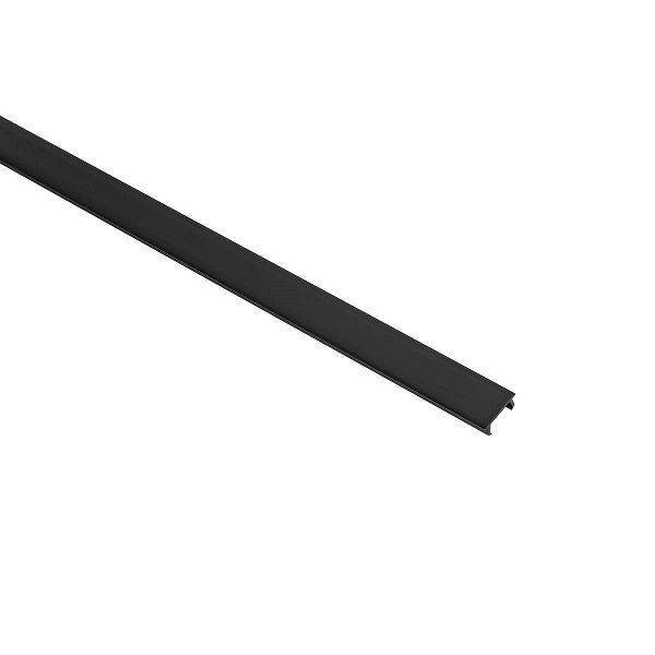 SLV 1004783 1f spanningsrail afdekking 2m zwart per 2 stuks
