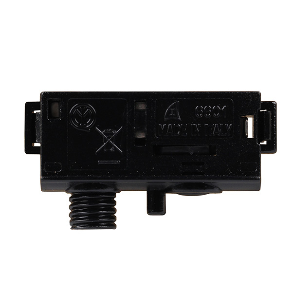 Ivela 12V railadaptor jack zwart