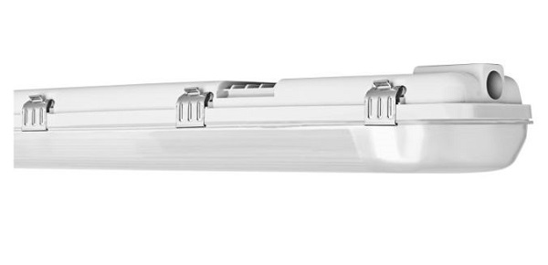 Ledvance Damp Proof  leeg voor LED buis IP65 RVS polycarbonaat kap en RVS dekselklemmen
Geschikt voor LED buizen, leverbaar in meerdere lengtes