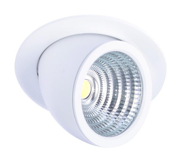 Lynx Medium LED spot draai- en kantelbaar 28W 3000lm 3000K 40° met LEDdriver wit
met Philips Fortimo SLM3000 module
