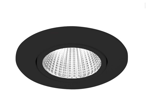 Focus V2 88mm LED spot kantelbaar 8,4W 350mA 930 3000K 38° zwart