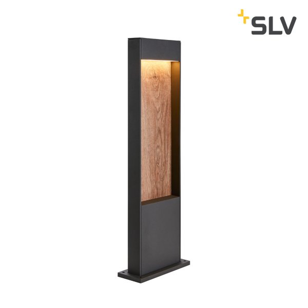 SLV 1002957 Flatt Pole 65 9,7W LED 3000/4000K antraciet/bruin