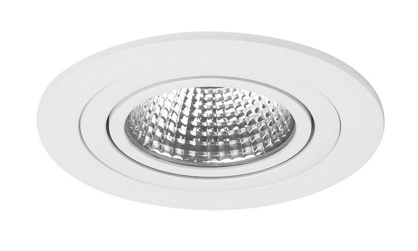 Smooth LED spot rond draai- en kantelbaar 8,4W 350mA kleur 930 3000K 550lm 38° wit