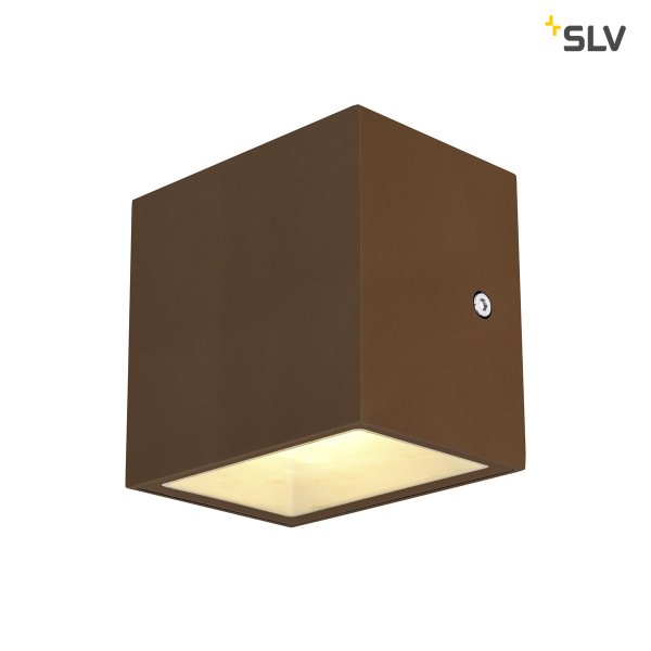 SLV 1002034 Sitra S Up/Down LED wand opbouwarmatuur 11W 830+840 3000K+4000K instelbaar bij installatie niet dimbaar geroest IP44