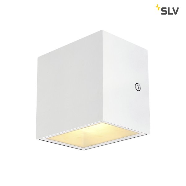 SLV 1002033 Sitra S Up/Down LED wand opbouwarmatuur 11W 830+840 3000K+4000K instelbaar bij installatie niet dimbaar wit IP44