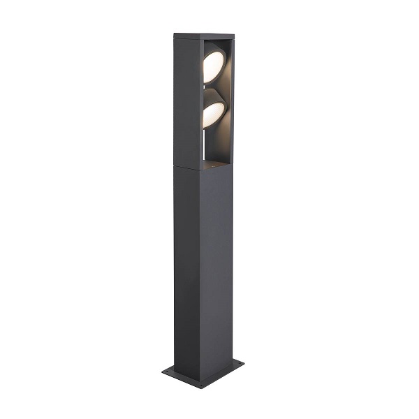 SLV 1004751 Eskina Frame 75 Double LED bolderarmatuur 27W 3000K+4000K kleur 830+840 instelbaar bij installatie met schakelaar antraciet
