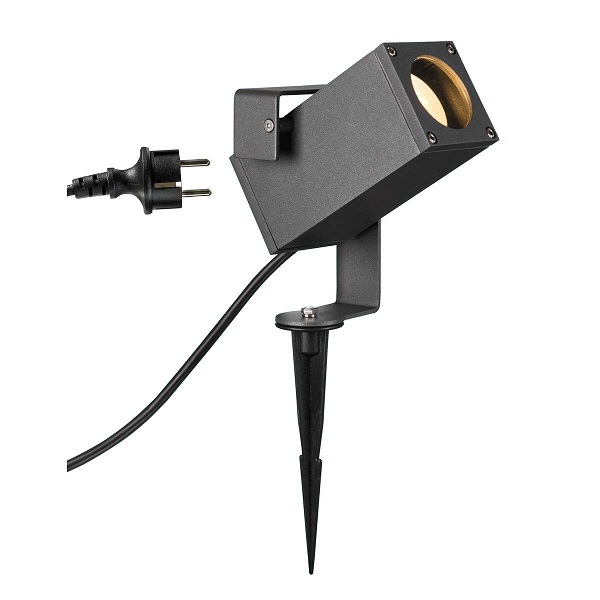SLV 1004652 Theo Bracket LED opbouwarmatuur met grondpen GU10 7W max. antraciet