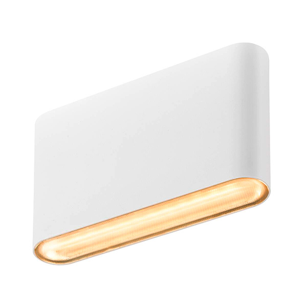 SLV 1007143 Oval 14 LED wand opbouwarmatuur 6W 2700K+3000K kleur 827+830 instelbaar bij installatie niet dimbaar wit IP65