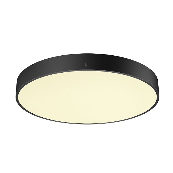 SLV 1007304 Medo Pro 60 LED plafond opbouwarmatuur 37W 930 940 3000K 4000K dimbaar prismatische cover zwart
