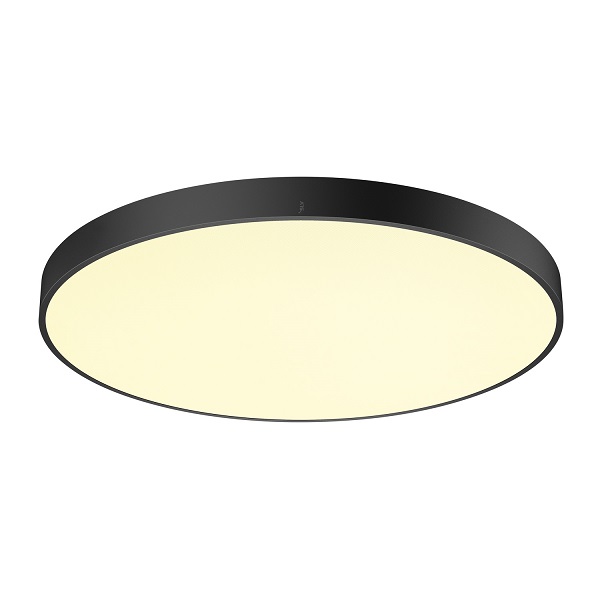 SLV 1007312 Medo Pro 90 LED plafond opbouwarmatuur 74W 930 940 3000K 4000K dimbaar prismatische cover zwart