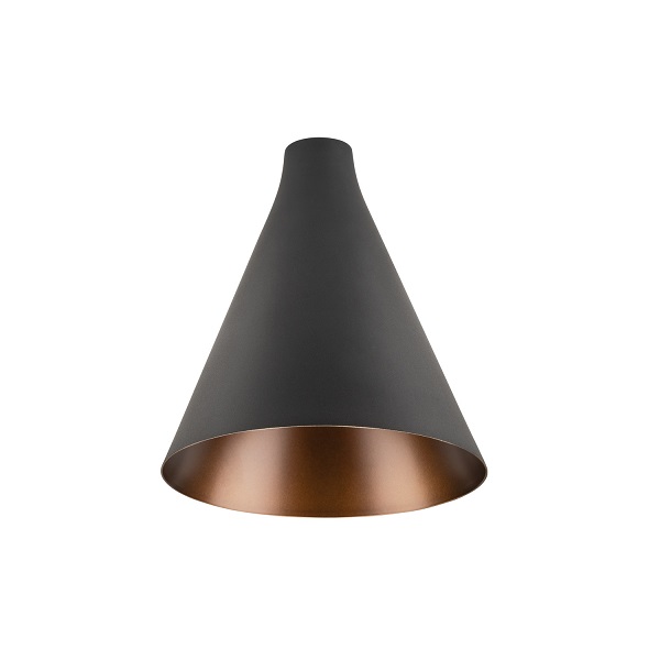 SLV 1007532 Lalu Cone 15 lampenkap zwart/antiek brons