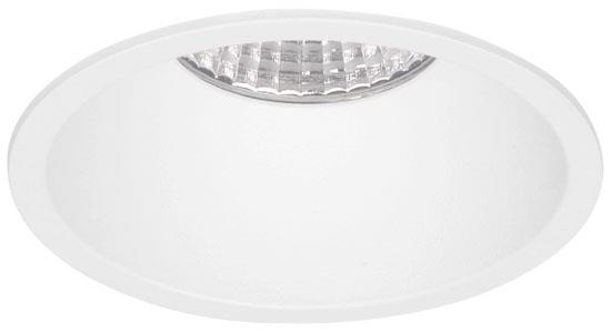 Fondo LED inbouwspot verdiept vast 9W 500mA kleur 927 2700K 36° zwart