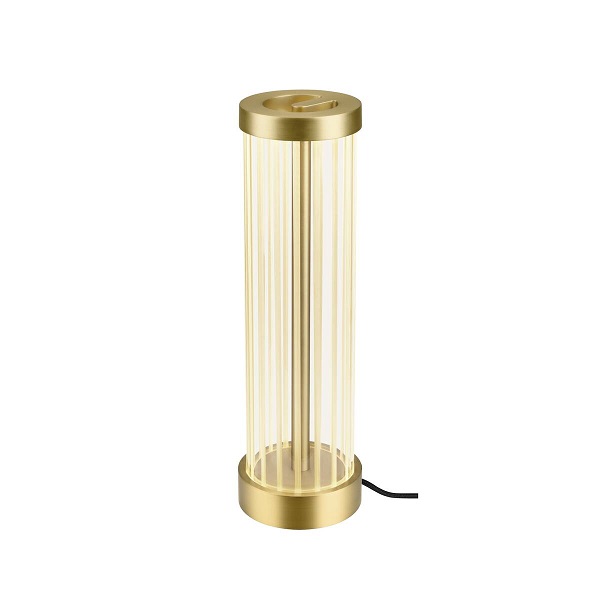SLV 1008039 Quimera TL LED tafellamp 4W 927+930 2700K+3000K messing 360° niet dimbaar