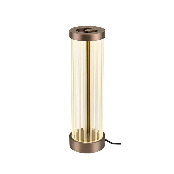SLV 1008040 Quimera TL LED tafellamp 4W 927+930 2700K+3000K brons 360° niet dimbaar