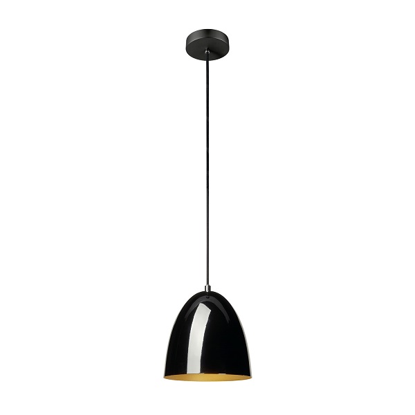SLV 1008129 New Para Cone 20 PD LED pendelarmatuur 1xE27 60W zwart/goud